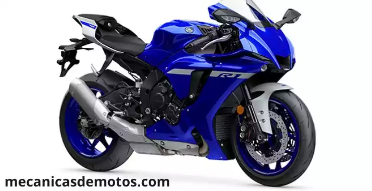 yamaha R1 azul
