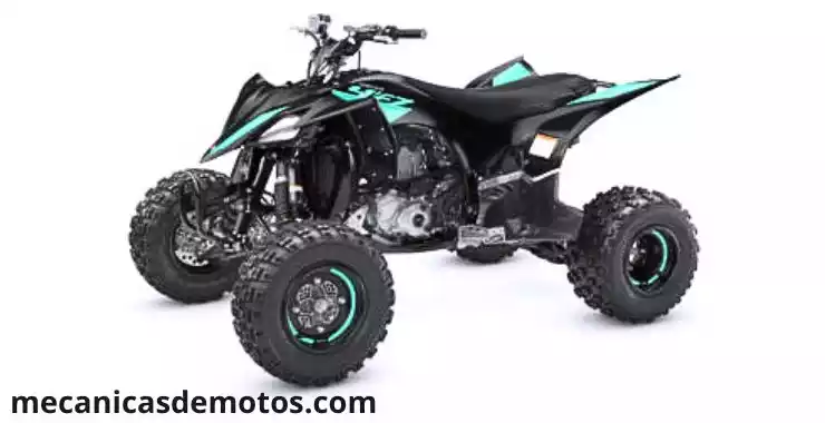Yamaha YFZ 450 color negro